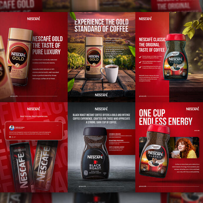 Nescafé | Creative Banner Design
